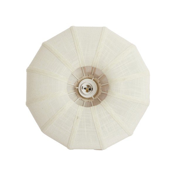 Plafoniera color crema con paralume in tessuto ø 40 cm Zosia – Light & Living-image-4