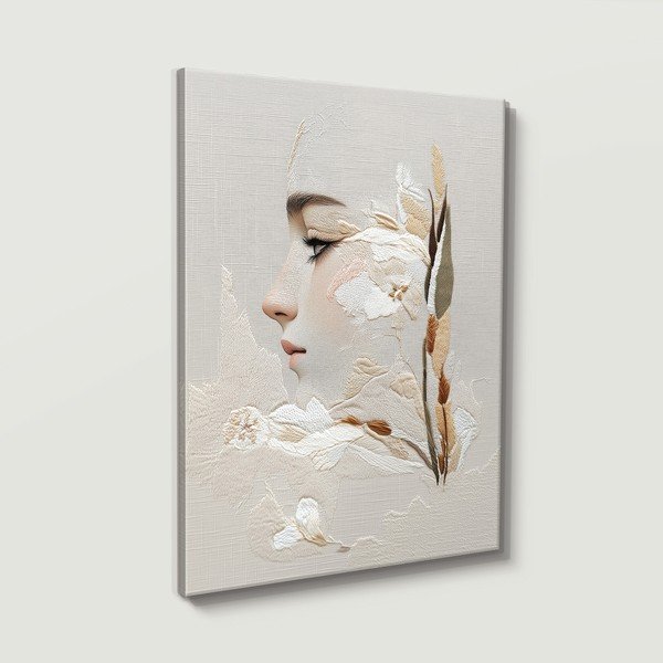 Dipinto 60x80 cm Stitched Bloom – Styler-image-3