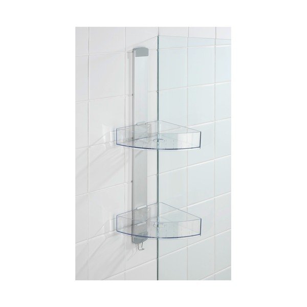 Mensola angolare Premium per bagno sospesa, 21 x 20 cm - Wenko-image-1