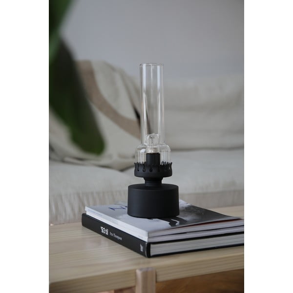 Lampada da tavolo nera con paralume in vetro (altezza totale 31 cm) Kandella – Markslöjd-image-2