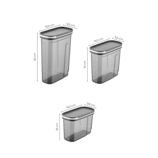 Vasetti per alimenti in set da 9 pezzi - Hermia-image-2