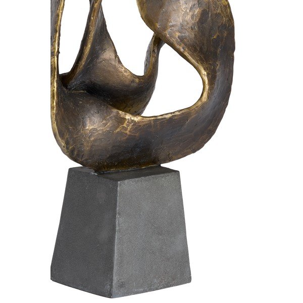 Statuetta in poliresina (altezza totale 47 cm) Isolde – Light & Living-image-2