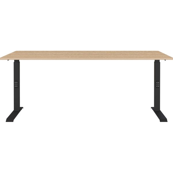 Scrivania regolabile con piano effetto rovere 80x180 cm Lissabon – Germania-image-1