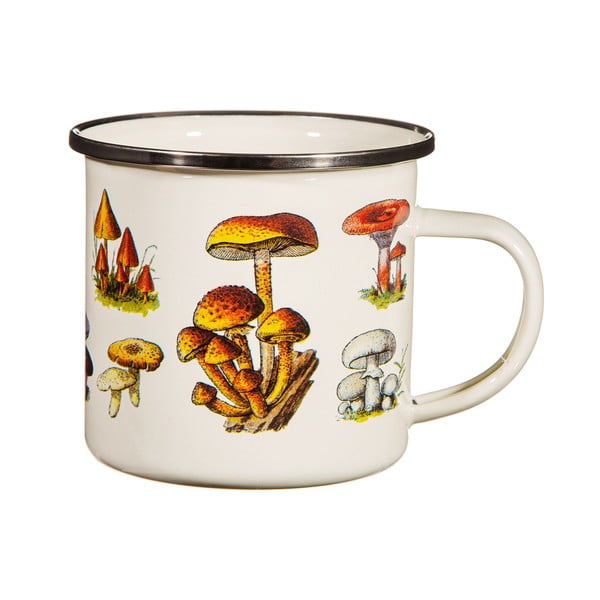 Tazza per bambini in smalto crema Vintage Mushroom - Sass & Belle