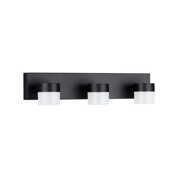 Lampada da parete LED nera opaca in alluminio Teko – Nova Luce