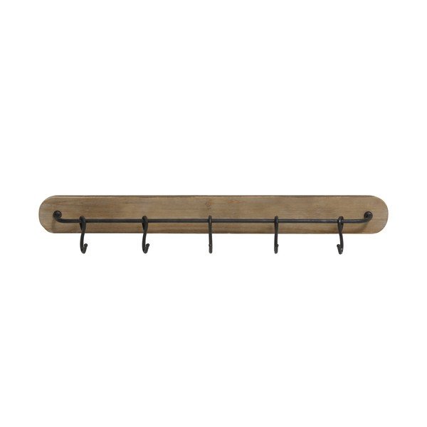 Appendiabiti da parete marrone in legno di abete Paarl - Light & Living