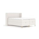Letto boxspring crema con spazio contenitivo 180x200 cm Monpelli - Maison de Rêve