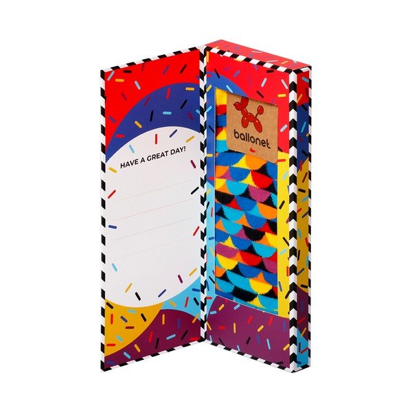 Biglietto di auguri con tramonto, taglia 41 - 46 - Ballonet Socks-image-3