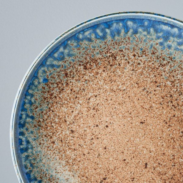 Piatto in ceramica beige-blu Earth & Sky, ø 25 cm Earth & Sky - MIJ-image-3