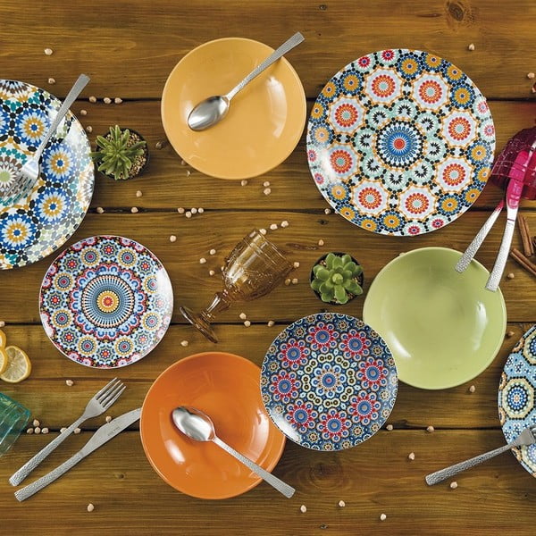 Set da pranzo in porcellana 18 pezzi Marrakesh - VDE Tivoli 1996-image-2