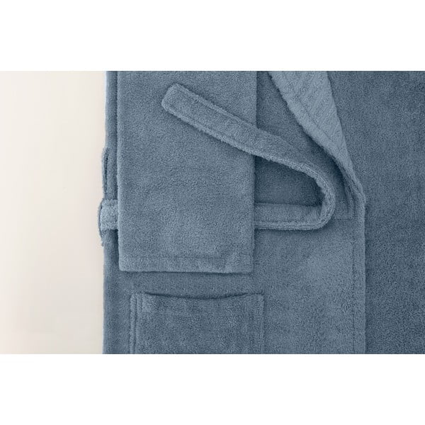 Vestaglia in cotone blu taglia L/XL - Foutastic-image-4