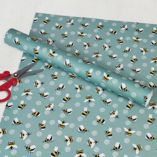 Set di 5 fogli carta da regalo Bumblebee - Rex London-image-1