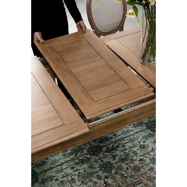 Tavolo da pranzo in mango massiccio allungabile con estensione 90x180 cm Domitille – Bizzotto-image-2