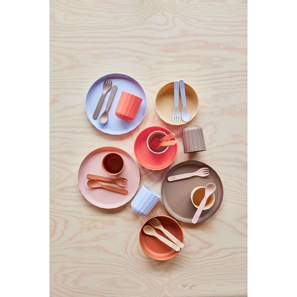 Set da pranzo per bambini in plastica 3 pz Pullo – OYOY Mini-image-4