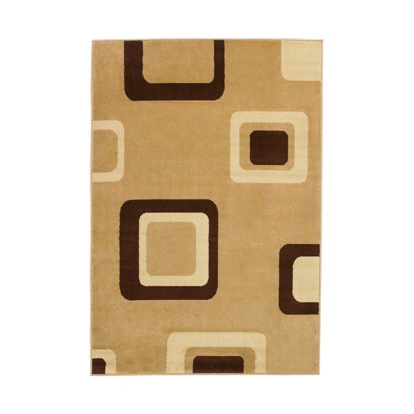 Béžový koberec Think Rugs Diamond,  67 x 225 cm