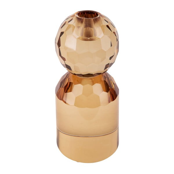 Candeliere in vetro beige e giallo Crystal Art - PT LIVING-image-1