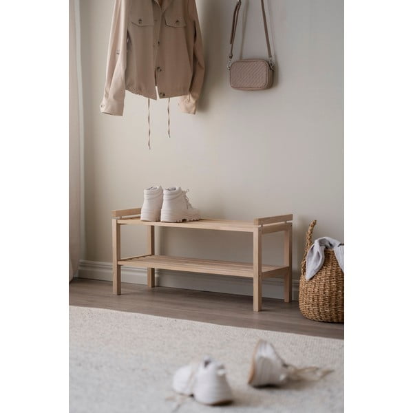 Scarpiera in rovere laccato opaco Ull Confetti - Rowico-image-1