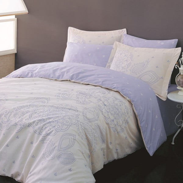 Biancheria da letto in cotone con lenzuolo per letto matrimoniale Maharaja, 200 x 220 cm - Unknown