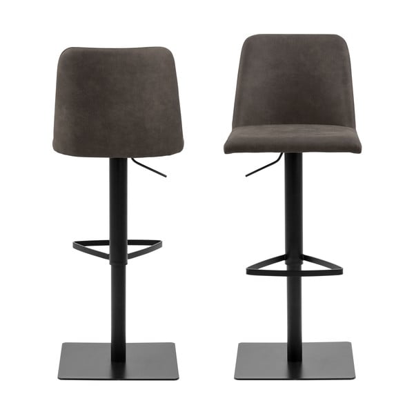 Sgabello da bar color antracite con altezza regolabile (altezza della seduta 78,5 cm) Avanja – Actona-image-3