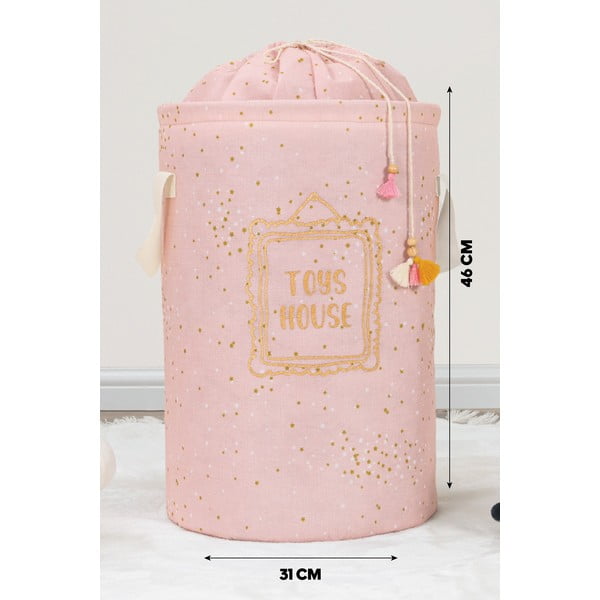 Cesto portagiochi per bambini in tessuto - Mioli Decor-image-2