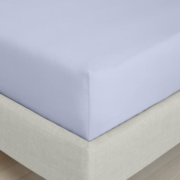 Lenzuolo con angoli lavanda in percalle di cotone 150x200 cm Cotton Percale – Bianca-image-3