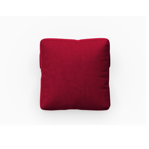 Cuscino in velluto rosso per divano componibile Rome Velvet - Cosmopolitan Design-image-1