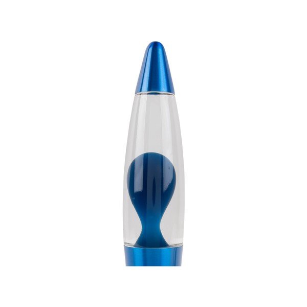 Lava lamp blu in vetro (altezza totale 35,5 cm) Funky Rocket Lava – Leitmotiv-image-2
