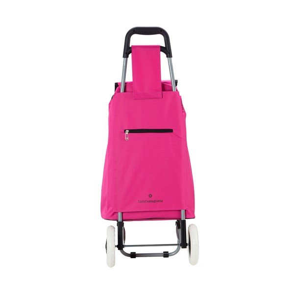 Borsa spesa rosa con ruote Lulucastagnette Cosette, 37 l - LULUCASTAGNETTE-image-2