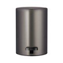 Cestino per la spazzatura grigio scuro in acciaio con pedale 3 l Modo – Blomus