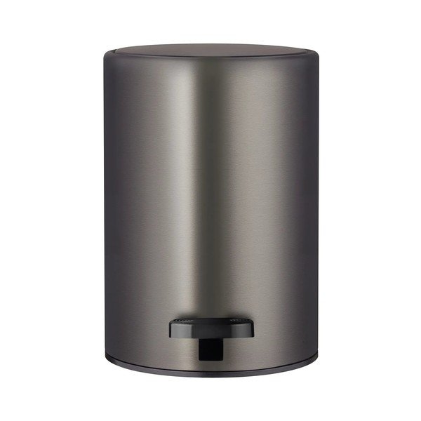 Cestino per la spazzatura grigio scuro in acciaio con pedale 3 l Modo – Blomus