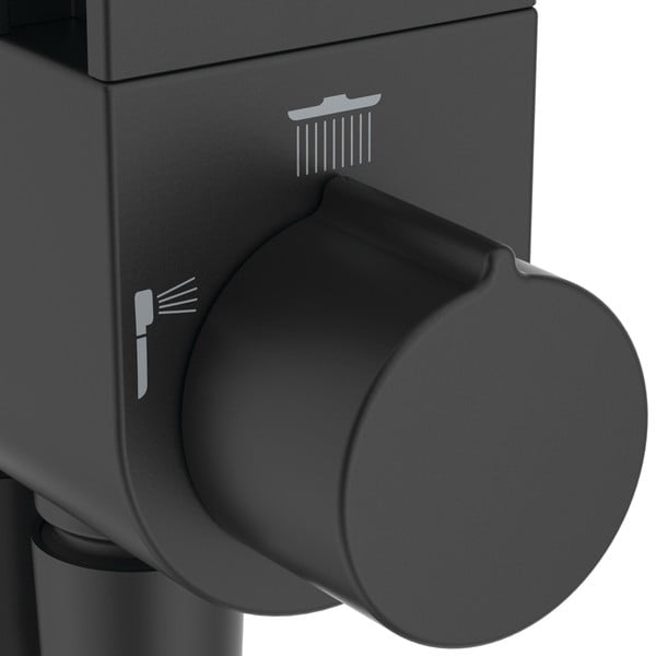 Set rubinetteria da doccia in metallo nero opaco 110 cm ALU+ - Ideal Standard-image-3