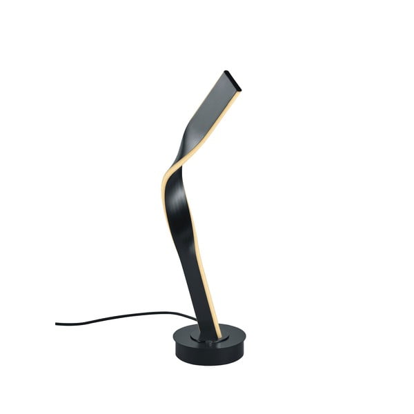 Lampada da tavolo a LED nera con paralume in metallo (altezza 64,5 cm) Cicenza - CINQUE
