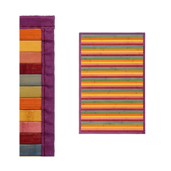 Tappeto in bambù 60x90 cm - Casa Selección-image-1