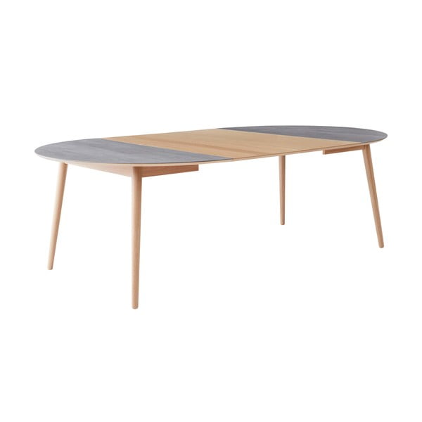 Tavolo da pranzo rotondo allungabile con piano in ceramica ø 135 cm Meza - Hammel Furniture-image-3
