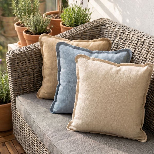 Federe decorative in set 2 pz 40x40 cm Linen – Mioli Decor-image-2