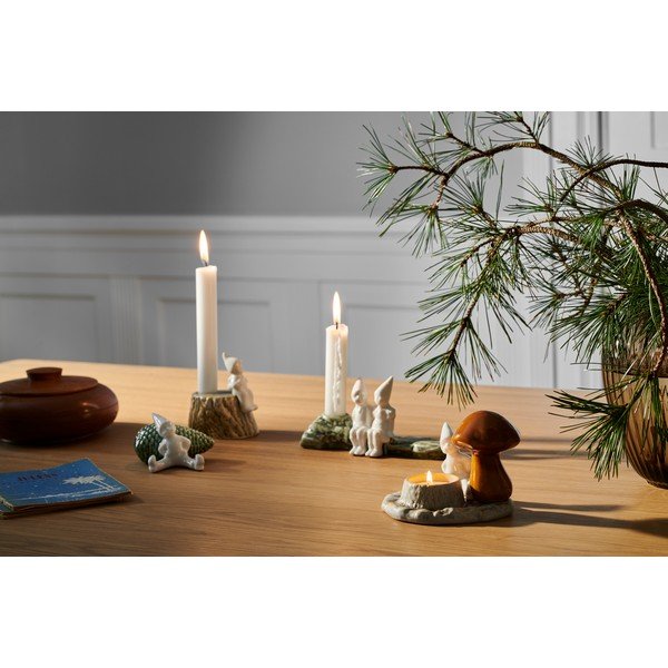 Portacandele natalizio in gres, lunghezza 19 cm Christmas Tales - Kähler Design-image-1