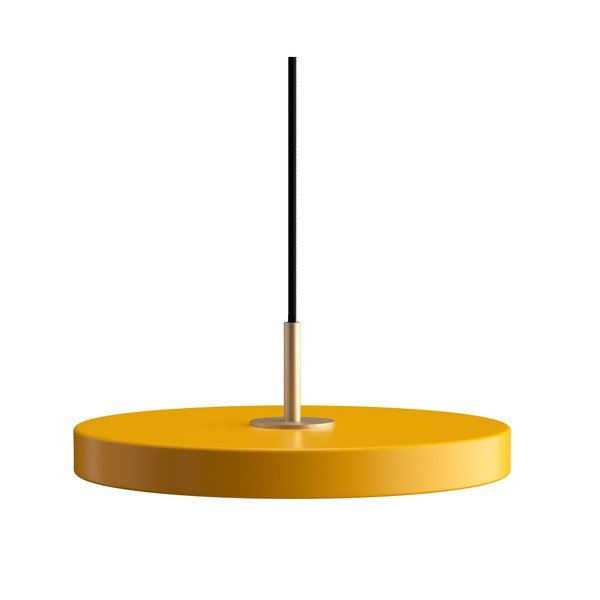 Lampada a sospensione a LED gialla con paralume in metallo ø 31 cm Asteria Mini - UMAGE