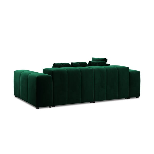 Divano angolare in velluto verde (variabile) Rome Velvet - Cosmopolitan Design-image-4