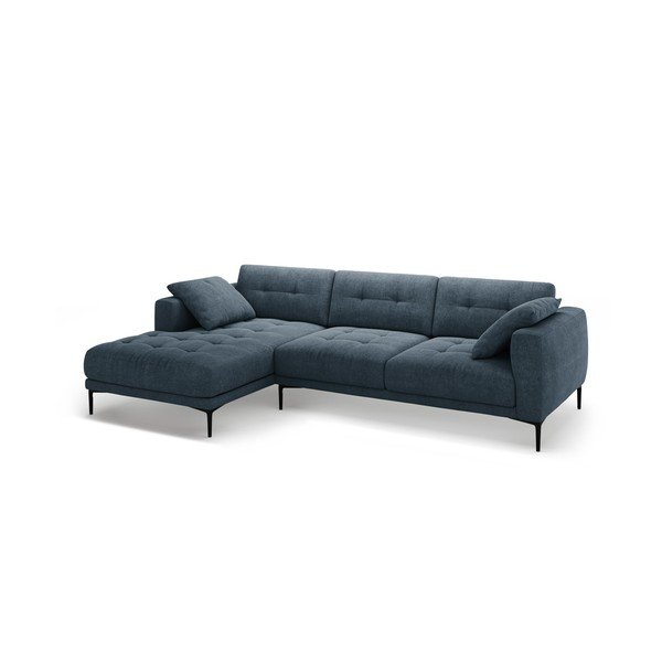 Divano angolare blu scuro (con penisola a sinistra/con chaise lounge) Bemy – Micadoni -image-1