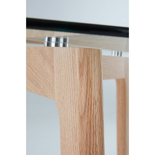 Tavolo da pranzo rotondo in rovere massiccio ø 120 cm Malevik – Jotex-image-3
