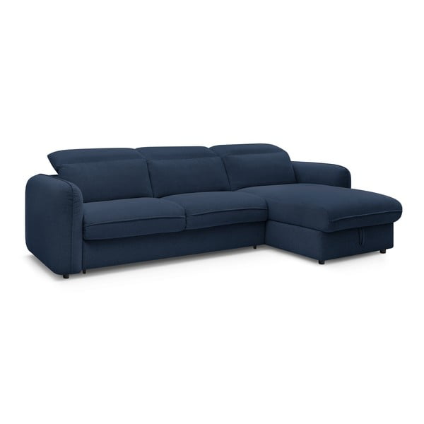 Divano angolare in blu scuro allungabile (con composizione variabile) Achille – Bobochic Paris-image-3