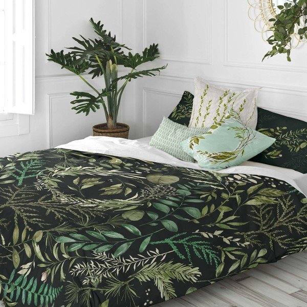 Copripiumino in cotone, 140 x 200 cm Fern - Happy Friday Basic-image-4