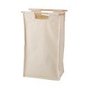 Cesta per il bucato da parete beige in tessuto BagUp – ReCollector