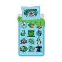 Biancheria da letto per bambini in cotone per letto singolo 140x200 cm Minecraft - Jerry Fabrics
