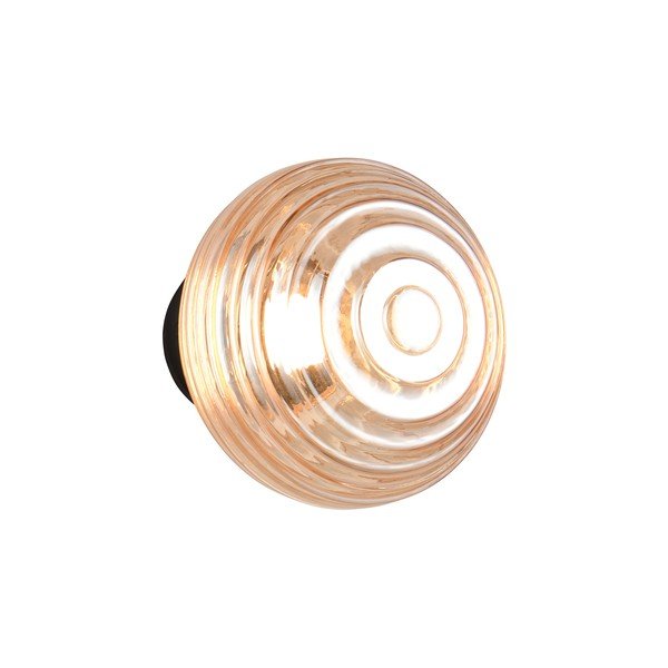 Lampada da parete LED color ambra in vetro con ricarica USB ø 15,5 cm Earl – Reality-image-2