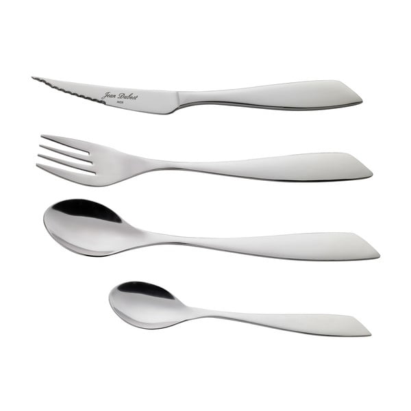 Set di 24 posate in acciaio inox Slim - Jean Dubost