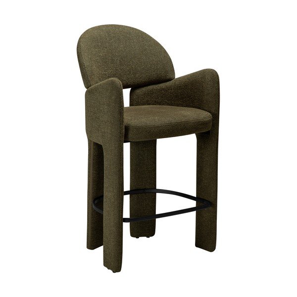 Sgabello da bar color kaki (altezza della seduta 68,5 cm) Aole – DAN-FORM Denmark