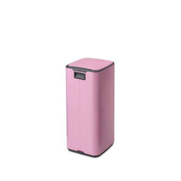 Cestino per la spazzatura rosa in acciaio con pedale 30 l Bo – Brabantia-image-4