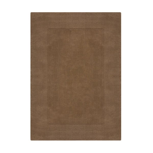 Tappeto in lana marrone 200x290 cm - Flair Rugs
