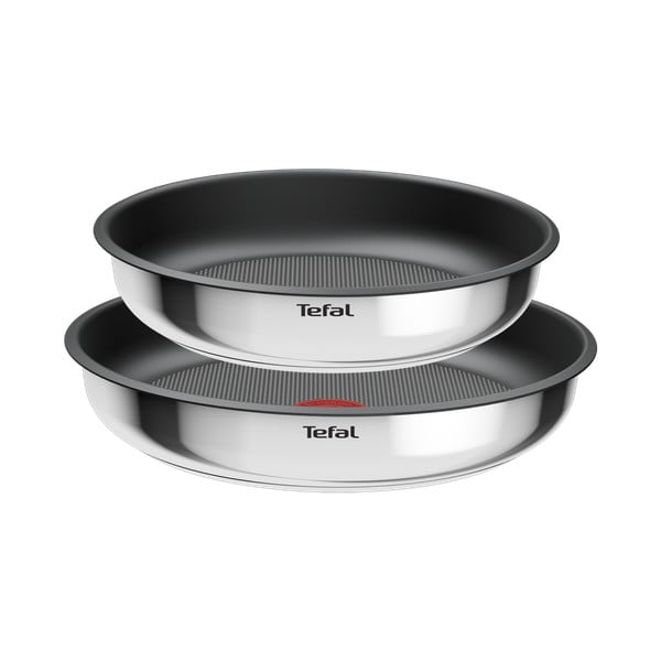 Padelle in set in acciaio inox con superficie antiaderente/con manico rimovibile 2 pz ø 26 cm INGENIO Cook Eat L8813S75 – Tefal-image-2